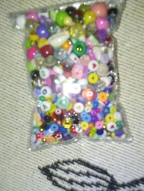 Multicolor Kids Craft Beads Pack - DIY Jewelry & Crafts